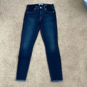 7 For All Mankind Dark Blue Skinny Jeans